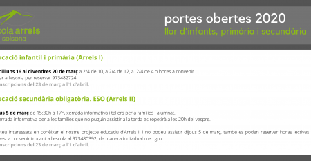 portes obertes 2020 portes obertes 2020